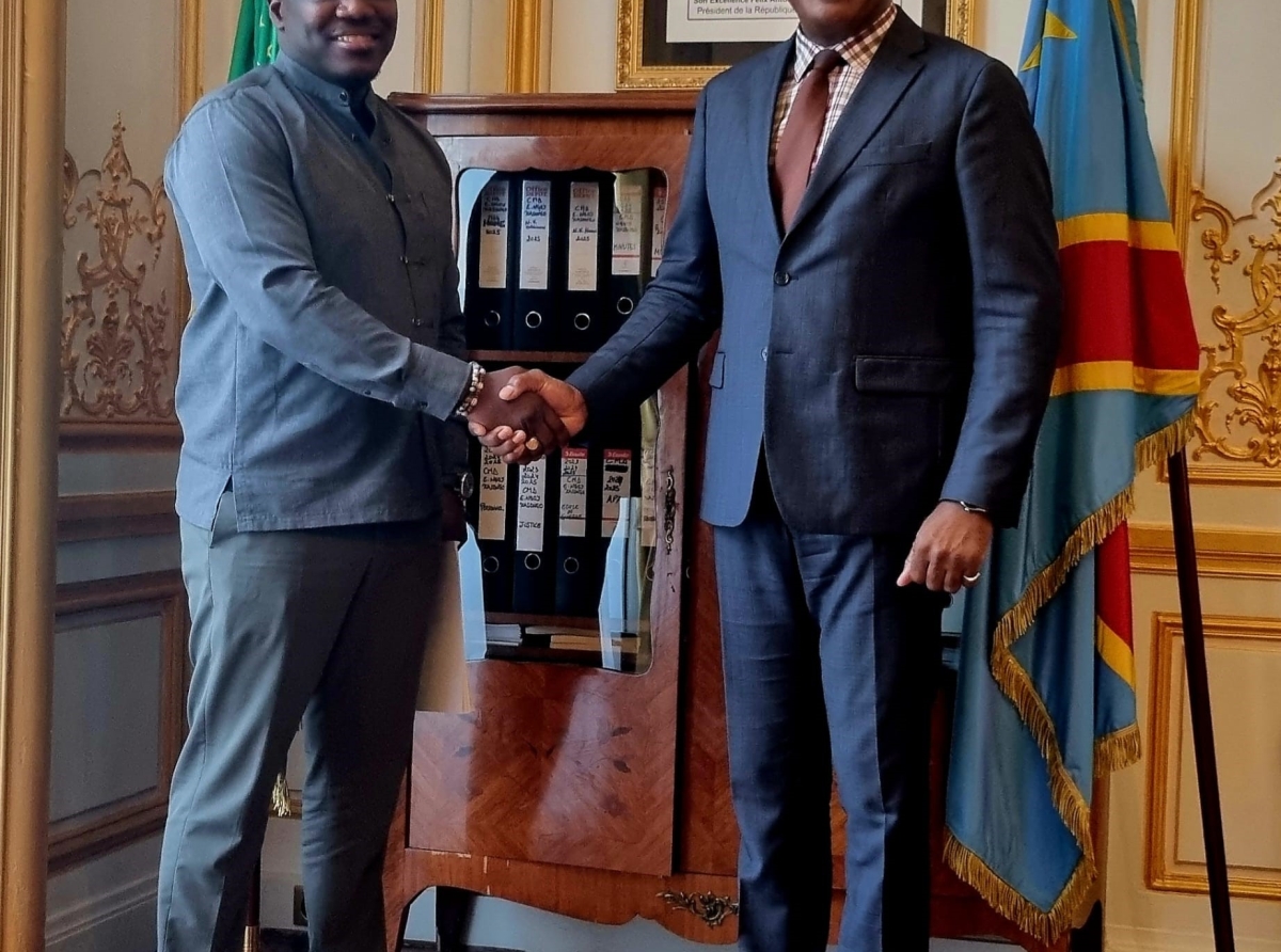Projet ‘‘Festival de la Rumba Congolaise’’ en France : Marcus Onolundula a convaincu l’Ambassadeur Emile Ngoyi